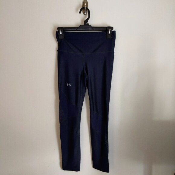 NWOT Under Armour Project Rock Navy Sports Bra and Legging Set Size Small - Picture 2 of 14